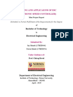 Working and Applicaions of Esc (Electronic Speed Controller)