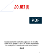 ADO .NET (1) - York University PDF