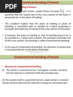 Advanced Topics in Bending of Beams