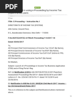 Steps Involved in Using E-Proceeding by Income Tax Departmental Users