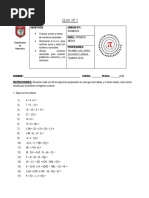 Primero Matematica