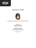 Gretl User Guide