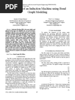 Simulation of An Induction Machine Using Bond Graph Modeling