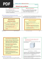 Related Rates - Problems