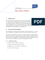 The Pelton Wheel: 1 Objectives