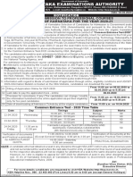 Cet - 2020 - Admission To Professional Courses in The State of Karnataka For The Year 2020-21