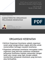 2-Karakteristik Organisasi Pelayanan Kesehatan