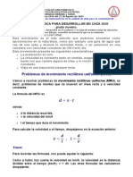 Trabajo Grado 9 - Movimiento Rectilineo