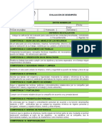 Evaluación Desempeño Winder Chavez