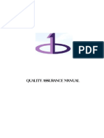 Quality Assurance Manual Oct-18