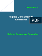 Helping Consumers To Remember