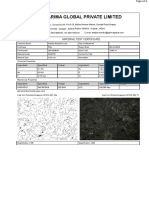 Garima Global Private Limited: Material Test Certificate