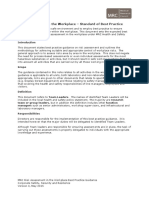 Risk Assessment of The Workplace Standard of Best Practice - Version 3 May 2015 - FINAL