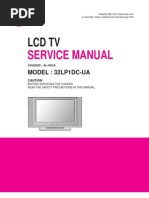 LG LCD TV 32lp1dc - Al-04ca Service Manual