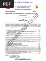 EN6501-Municipal Solid Waste Management PDF