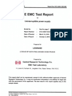 DAKER DK PLUS 10KVA - EMC Test Certificate