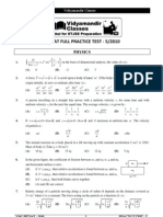 Bitsat Full Practice Test 5