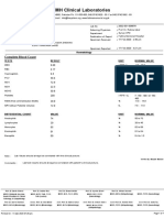 FMH Clinical Laboratories: Complete Blood Count