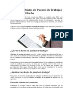 Qué Es El Diseño de Puestos de Trabajo