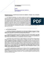 Programa de Planes en Destino - Planes de Excelencia Turística