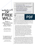 The Death of Free Will by Charlotte Thomson Iserbyt