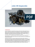 Carburación VS Inyección