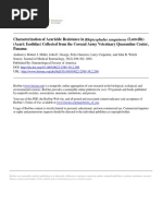 2001 - Characterization Resistance in R. Sanguineus From Panama - Bob Miller USDA