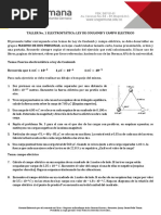 Taller No. 1 Ley de Coulomb y Campo Electrico PDF