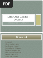 Literary Genre: Drama: Introduction To Literature