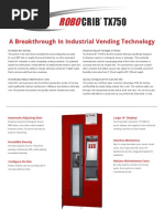 Crib TX750: A Breakthrough in Industrial Vending Technology