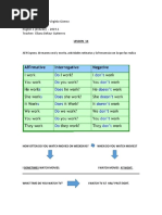 Instituto Profesional Virginio Gómez Sede Concepción English 1 (210248) - 2019-1 Teacher: Eliana Defaur Gutierrez