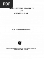 Intellectual Property and Criminal Law PDF