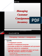 Managing Customer Consignment Inventory