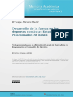 Desarrollo de Fuerza en Boxeo PDF