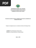 Conducta Sexual Inteligencia Emocional Adolescentes