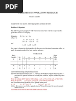 OR6205 M9 Practice Exam 2