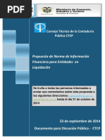 Entidades en LIquidacionNIIF CTCP