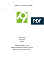 Tasas de Interes e Inversión. Eje 4 Finanzas