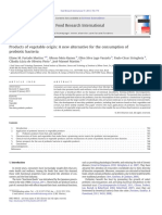 Products of Vegetable Origin A New Alternative For TH - 2013 - Food Research in