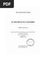 BTSA-1501 (El Divorcio en Colombia - Martínez)