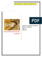 Retail Management Individual Assignment-II - 18202094