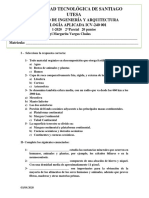 EXAMEN GEOLOGIA APLICADA 2do Parcial - Grupo 001 No. 5