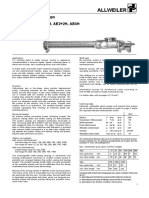 Allweiler: Eccentric Screw Pumps Series AE1+1H, AE2H, AE2+2H, AE4H Design ID