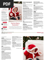 Santa Baby Sweater: Knitting