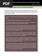 Reglas Mínimas para Las Actuaciones Periciales