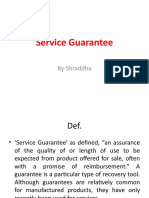 Service Guarantee