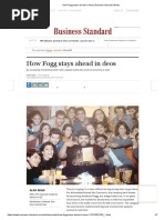 How Fogg Stays Ahead in Deos - Business Standard News PDF