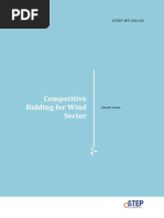 CSTEP WS Competitive Bidding For Wind Sector 2015