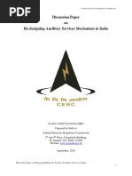 Discussion Paper On Re-Designing Ancillary Services Mechanism in India