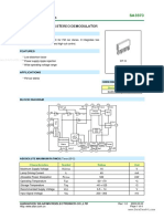 PLL FM Multiplexer Stereo Demodulator: Descriptions